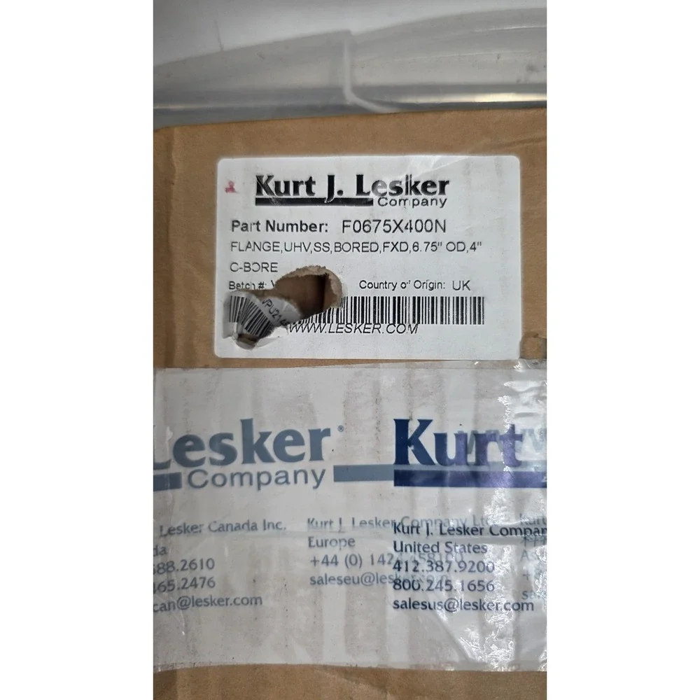 F0675X400NFLANGE,UHV,SS,BORED,FXD,6.75